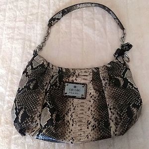 Nicole by Nicole Miller Faux Snakeskin Handbag